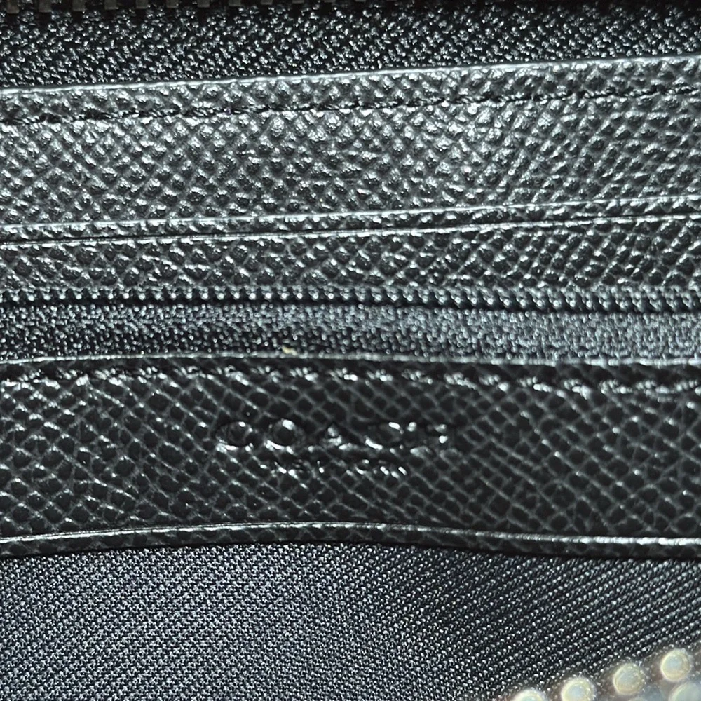 NWT COACH BRAMBLE ROSE SLIM ACCORDION ZIP WALLET
